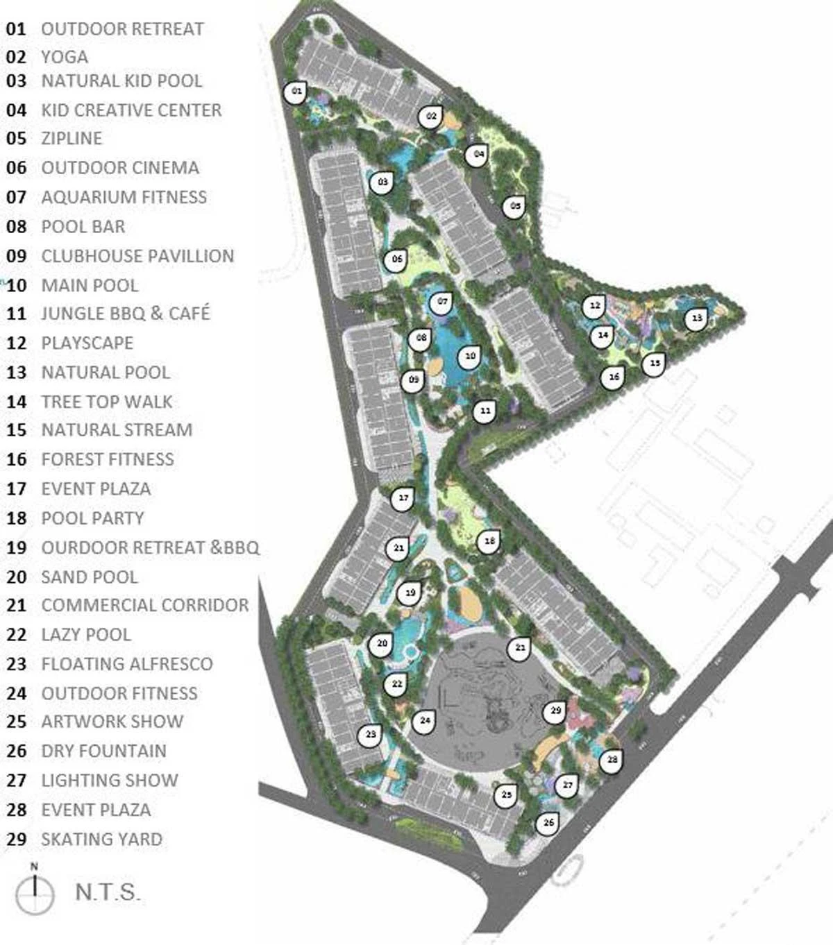 Q TOPIA 33 - Q TOPIA Mặt bằng tổng thể Q Topia Phước Hải